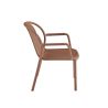 Fauteuil de terrasse DOHA empilable d'extérieur - Polypropylène terra