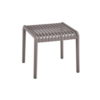 Table de terrasse CAIRO d'extérieur - Polypropylène, taupe