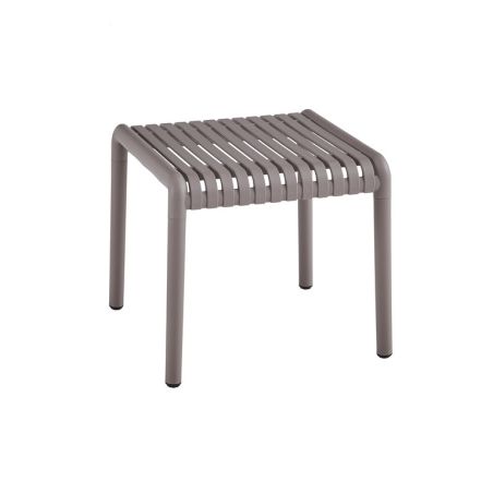 Table de terrasse CAIRO d'extérieur - Polypropylène, taupe