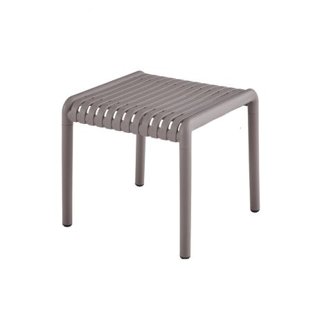 Table de terrasse CAIRO d'extérieur - Polypropylène, taupe
