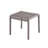Table de terrasse CAIRO d'extérieur - Polypropylène, taupe