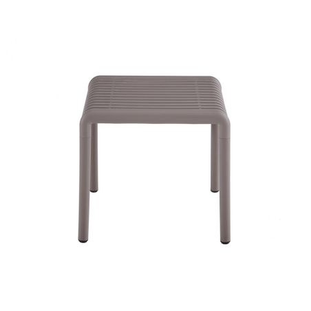 Table de terrasse CAIRO d'extérieur - Polypropylène, taupe