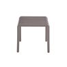 Table de terrasse CAIRO d'extérieur - Polypropylène, taupe