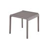 Table de terrasse CAIRO d'extérieur - Polypropylène, taupe