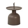 Table de terrasse SALERNE d'extérieur - Polypropylène, taupe
