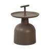 Table de terrasse SALERNE d'extérieur - Polypropylène, taupe