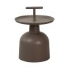 Table de terrasse SALERNE d'extérieur - Polypropylène, taupe