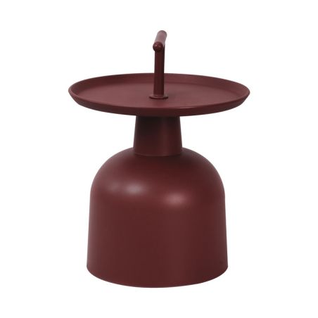 Table de terrasse SALERNE d'extérieur - Polypropylène, angola red