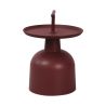 Table de terrasse SALERNE d'extérieur - Polypropylène, angola red