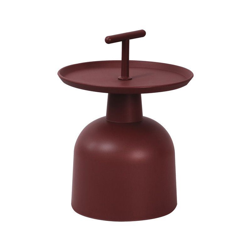 Table de terrasse SALERNE d'extérieur - Polypropylène, angola red