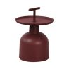 Table de terrasse SALERNE d'extérieur - Polypropylène, angola red
