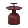 Table de terrasse SALERNE d'extérieur - Polypropylène, angola red