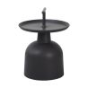 Table de terrasse SALERNE d'extérieur - Polypropylène, anthracite