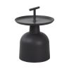 Table de terrasse SALERNE d'extérieur - Polypropylène, anthracite