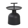 Table de terrasse SALERNE d'extérieur - Polypropylène, anthracite