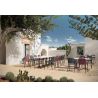 Chaise de terrasse FOGGIA empilable d'extérieur - Polypropylène anthracite