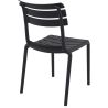Chaise de terrasse PENELOPPE empilable d'extérieur - Polypropylène noir