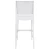 Tabouret de bar MAYA BAR 75 empilable d'extérieur - Polypropylène blanc