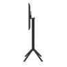 Table de terrasse KYS FOLDING BAR 60 pliable d'extérieur - Polypropylène, métal noir