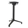 Pied de table de restaurant MODENA 3 pliable d'extérieur - Aluminium, polyamide noir mat