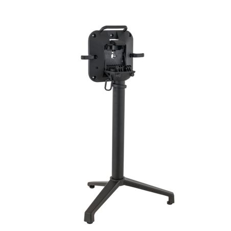 Pied de table de restaurant MODENA 3 pliable d'extérieur - Aluminium, polyamide noir mat