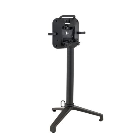 Pied de table de restaurant MODENA 3 pliable d'extérieur - Aluminium, polyamide noir mat