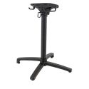Pied de table de restaurant MODENA 4 pliable d'extérieur - Aluminium, polyamide noir mat