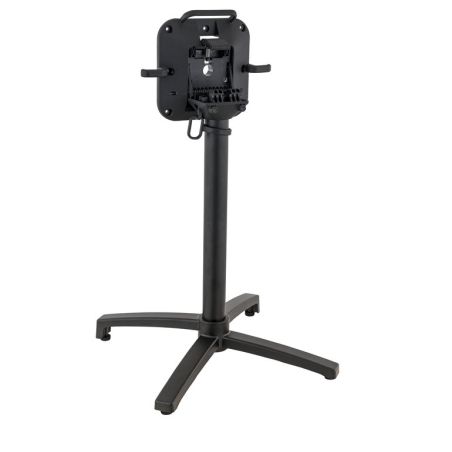 Pied de table de restaurant MODENA 4 pliable d'extérieur - Aluminium, polyamide noir mat