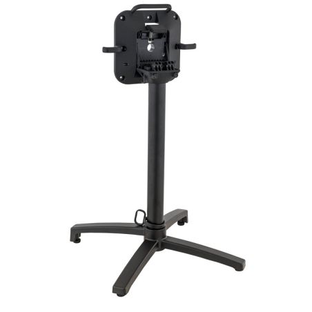 Pied de table de restaurant MODENA 4 pliable d'extérieur - Aluminium, polyamide noir mat