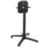 Pied de table de restaurant MODENA 4 pliable d'extérieur - Aluminium, polyamide noir mat
