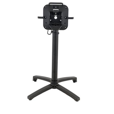 Pied de table de restaurant MODENA 4 pliable d'extérieur - Aluminium, polyamide noir mat