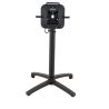 Pied de table de restaurant MODENA 4 pliable d'extérieur - Aluminium, polyamide noir mat