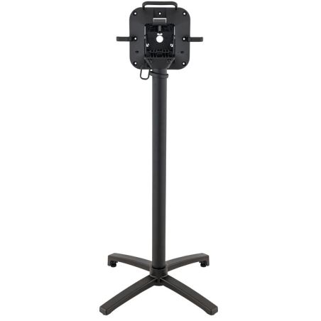 Pied de table de restaurant MODENA 4 BAR pliable d'extérieur - Aluminium, polyamide noir mat