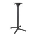 Pied de table de restaurant MODENA 4 BAR pliable d'extérieur - Aluminium, polyamide anthracite