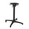 Pied de table de restaurant KYOTO 4 pliable d'extérieur - Aluminium, polyamide noir mat