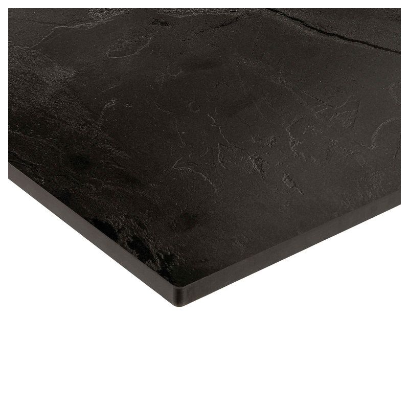 Plateau de table de restaurant BLACK METEOR d'extérieur - Bois, résine synthétique black meteor 11