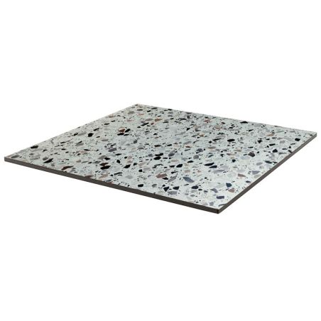 Plateau de table de restaurant TERRAZZO d'extérieur - Bois, résine synthétique terrazzo 669