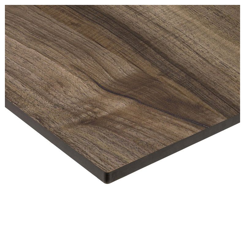 Plateau de table de restaurant CASTANO d'extérieur - Bois, résine synthétique castano 962