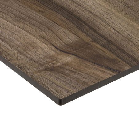 Plateau de table de restaurant CASTANO d'extérieur - Bois, résine synthétique castano 962