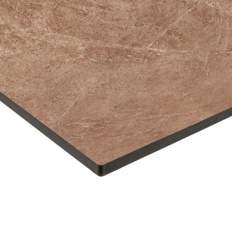Plateau de table de restaurant SIENA d'extérieur - Bois, résine synthétique siena 956