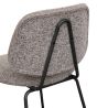 Tabouret de bar CÉSAR d'intérieur - Bois gris métal, tissu 95% PES 5% co - acier greige & bleu gris 11 · 11