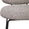 Tabouret de bar CÉSAR d'intérieur - Bois gris métal, tissu 95% PES 5% co - acier greige & bleu gris 11 · 11