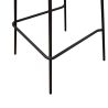 Tabouret de bar CÉSAR d'intérieur - Bois gris métal, tissu 95% PES 5% co - acier greige & bleu gris 11 · 11