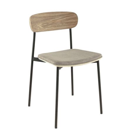 Assise ZOE d'intérieur - Bois, tissu 96% PES 4% ny beige 032 · 032