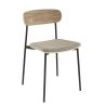 Assise ZOE d'intérieur - Bois, tissu 96% PES 4% ny beige 032 · 032