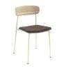 Assise ZOE d'intérieur - Bois, tissu 96% PES 4% ny gris/brun 056 · 056