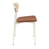 Assise ZOE d'intérieur - Bois, tissu 96% PES 4% ny orange 106