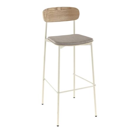 Assise RALPH d'intérieur - Bois, tissu 96% PES 4% ny beige 032
