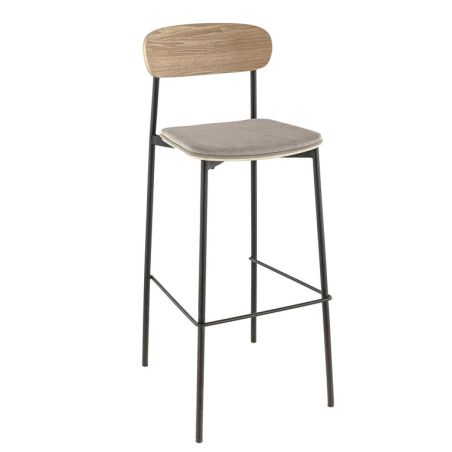 Assise RALPH d'intérieur - Bois, tissu 96% PES 4% ny beige 032