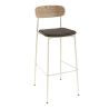 Assise RALPH d'intérieur - Bois, tissu 96% PES 4% ny gris/brun 056